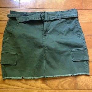 LIKE NEW - SO Belted Utility Skirt
